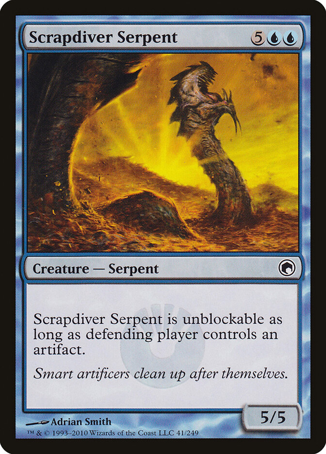 Scrapdiver Serpent — Scars of Mirrodin 41/249