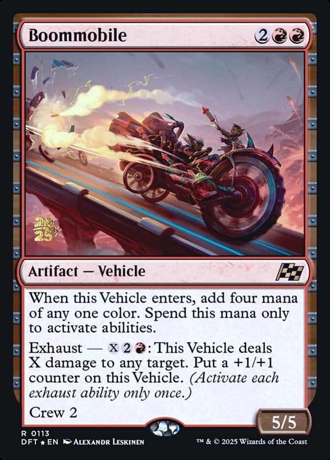 Boommobile — Aetherdrift Promos 113s/160