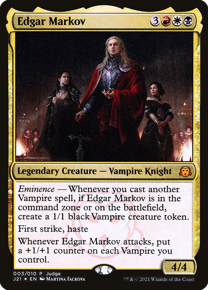 Edgar Markov — Judge Gift Cards 2021 3/10