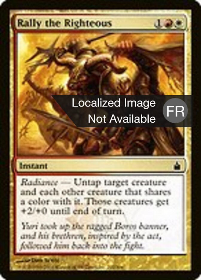Ralliement des justes — Ravnica: City of Guilds 222/306