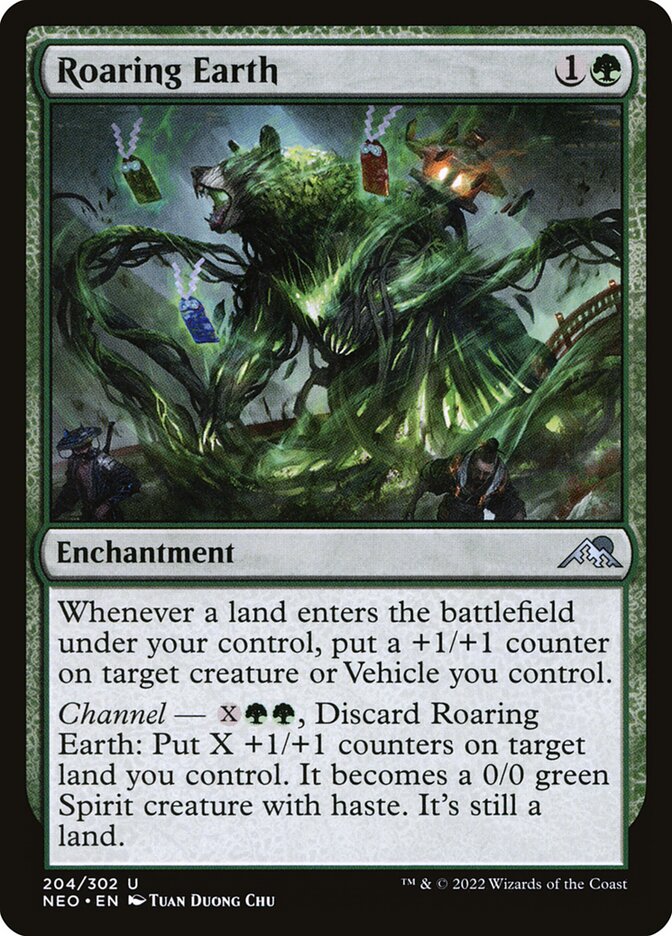 Roaring Earth — Kamigawa: Neon Dynasty 204/531