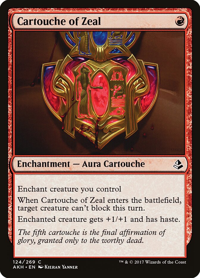 Cartouche of Zeal — Amonkhet 124/287