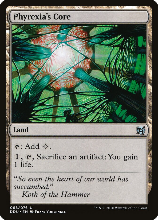 Phyrexia's Core — Duel Decks: Elves vs. Inventors 68/76