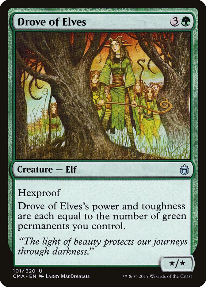 Drove of Elves — Commander Anthology 101/320