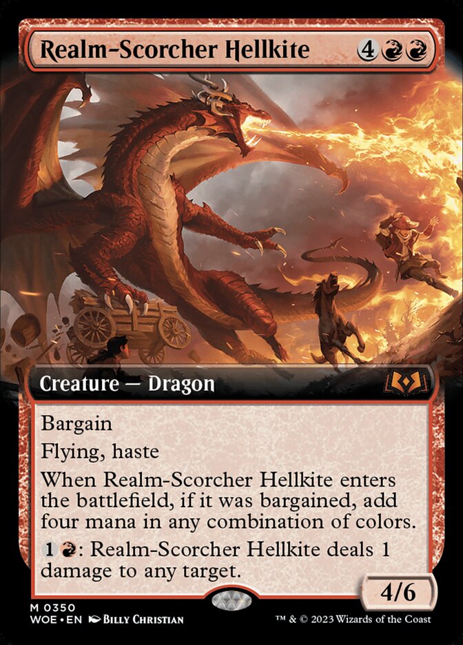 Realm-Scorcher Hellkite — Wilds of Eldraine 350/381