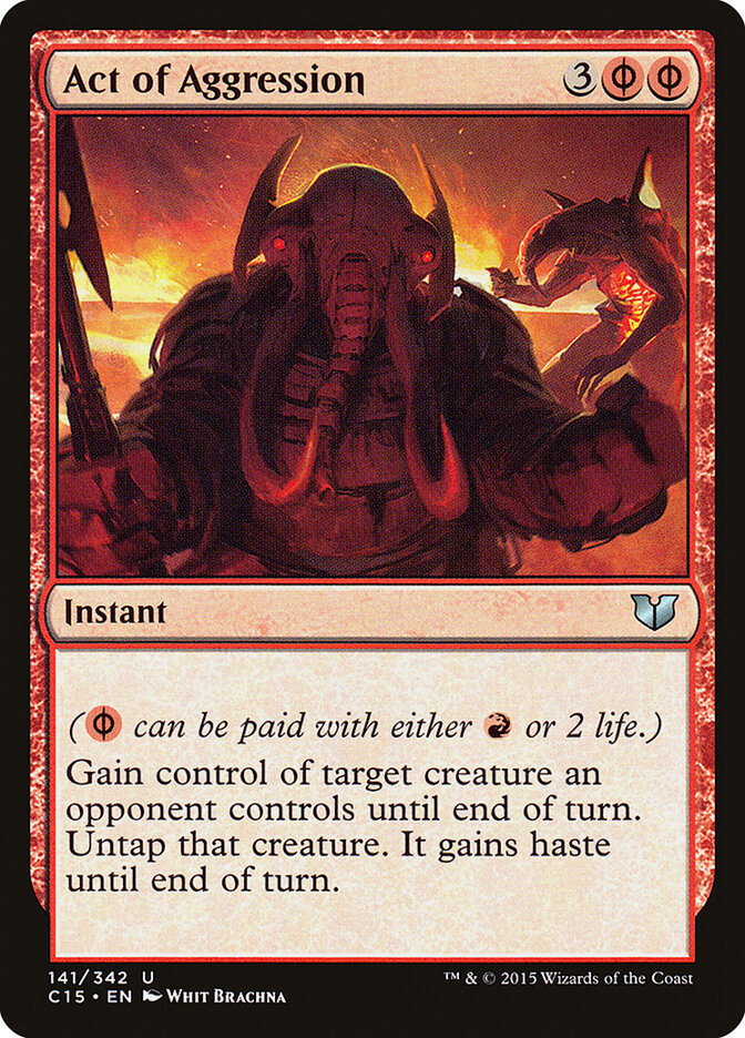 Act of Aggression — Commander 2015 141/342