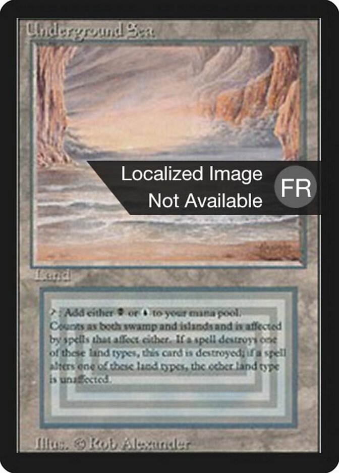 Mer souterraine — Foreign Black Border 290/307