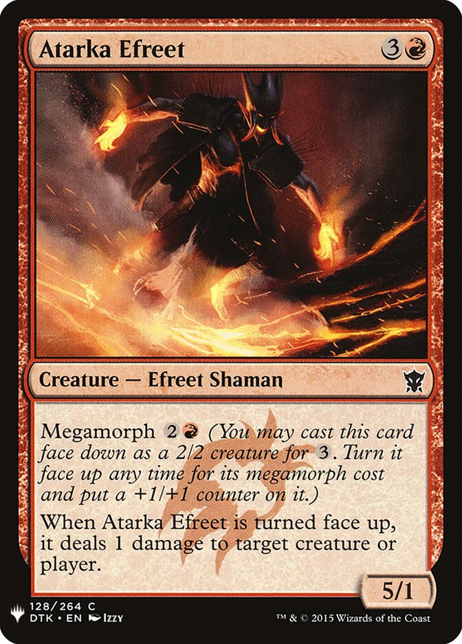 Atarka Efreet — The List DTK-128/5581