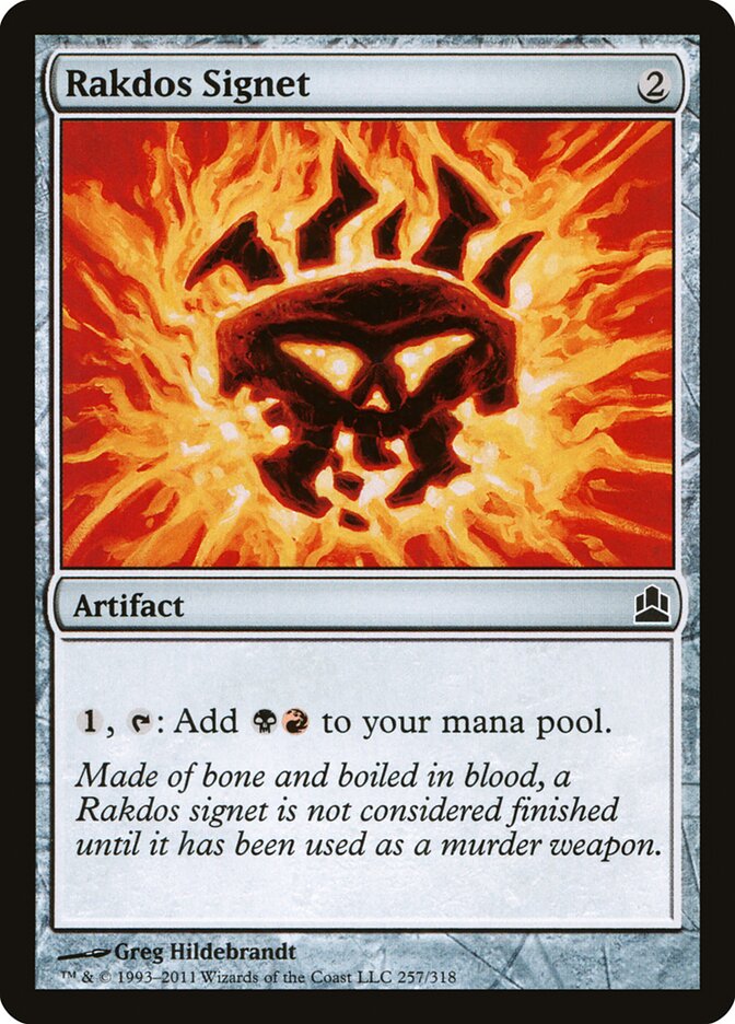 Rakdos Signet — Commander 2011 257/318