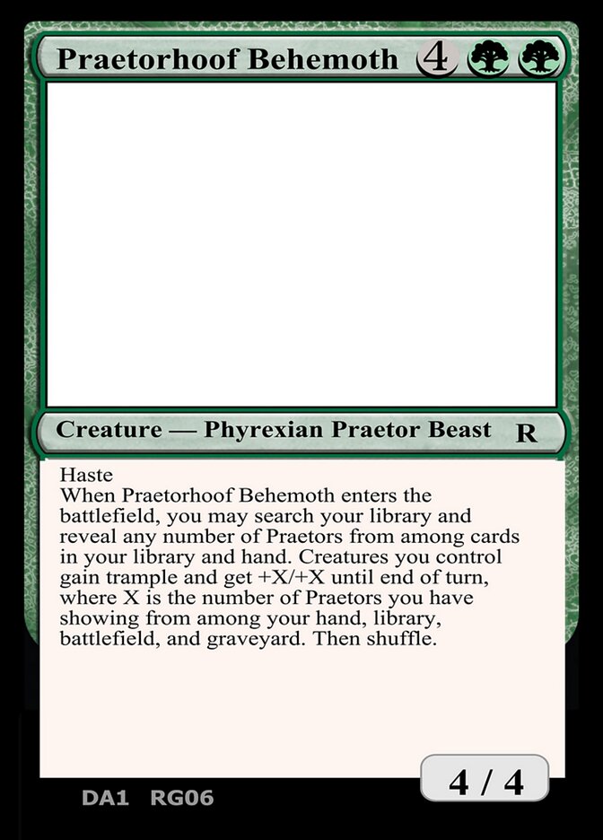 Praetorhoof Behemoth — Unknown Event RG06a/512