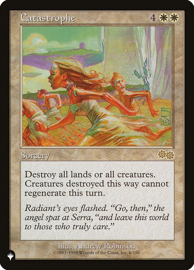 Catastrophe — The List USG-6/5581