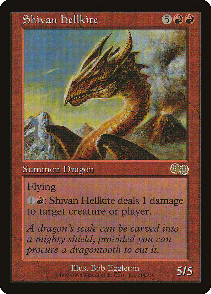 Escouflenfer Shivan — Urza's Saga 214/357