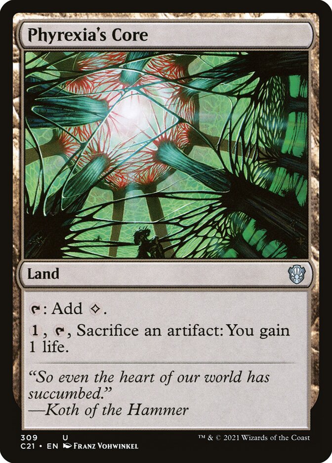 Phyrexia's Core — Commander 2021 309/409