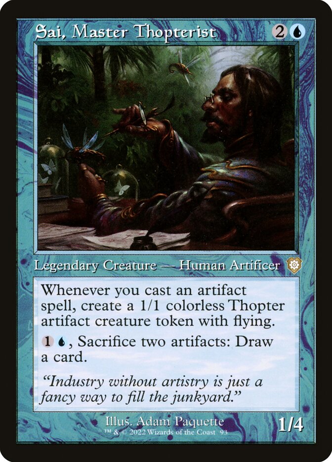 Sai, maître mécanoptériste — The Brothers' War Commander 93/209