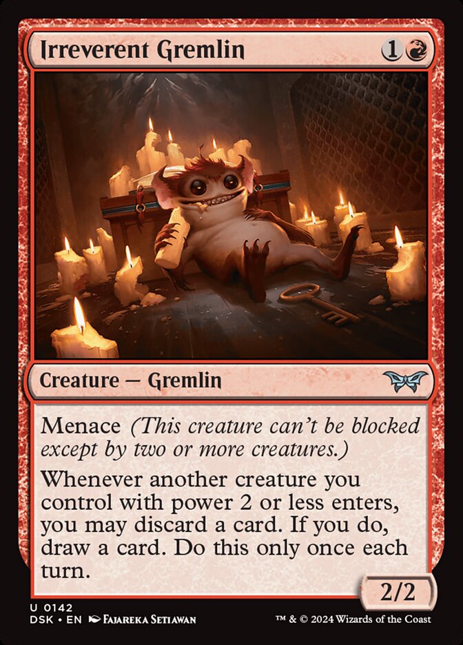 Irreverent Gremlin — Duskmourn: House of Horror 142/419