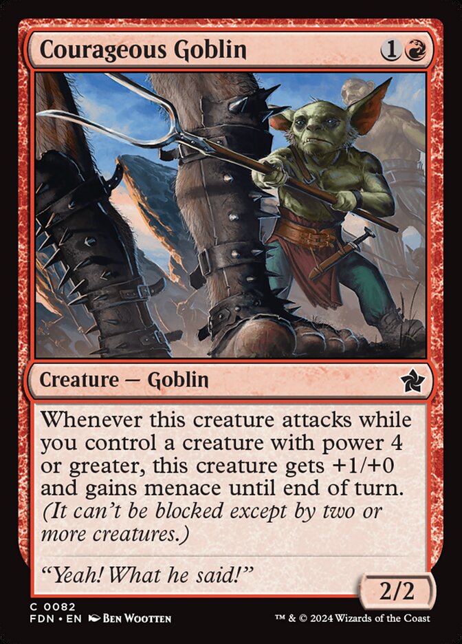 Courageous Goblin — Foundations 82/771