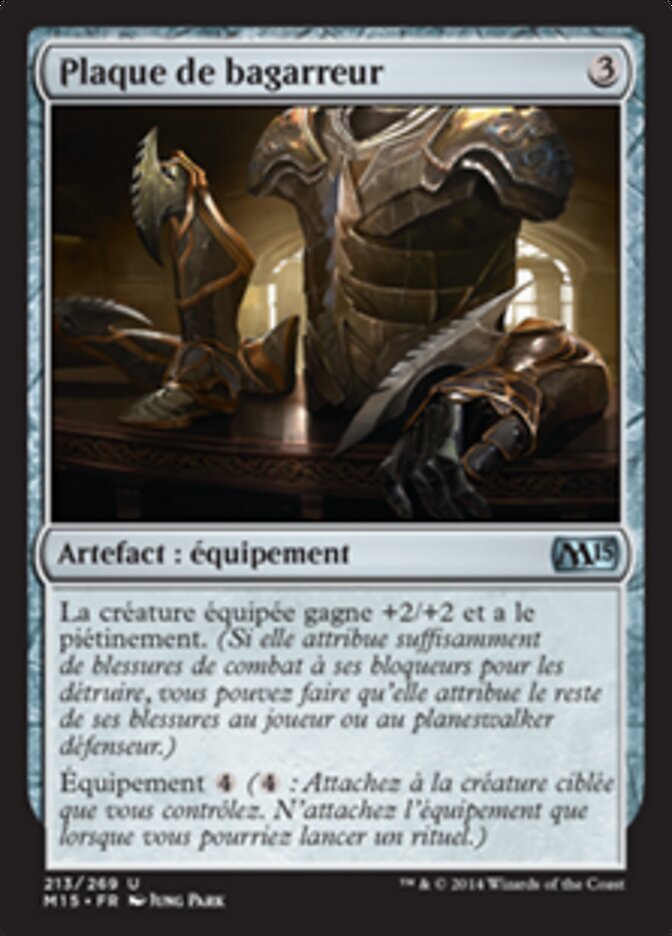 Plaque de bagarreur — Magic 2015 213/284