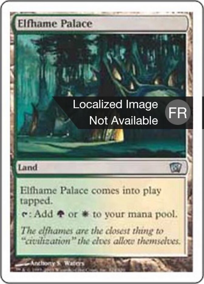Palais terrelfe — Eighth Edition 324/710
