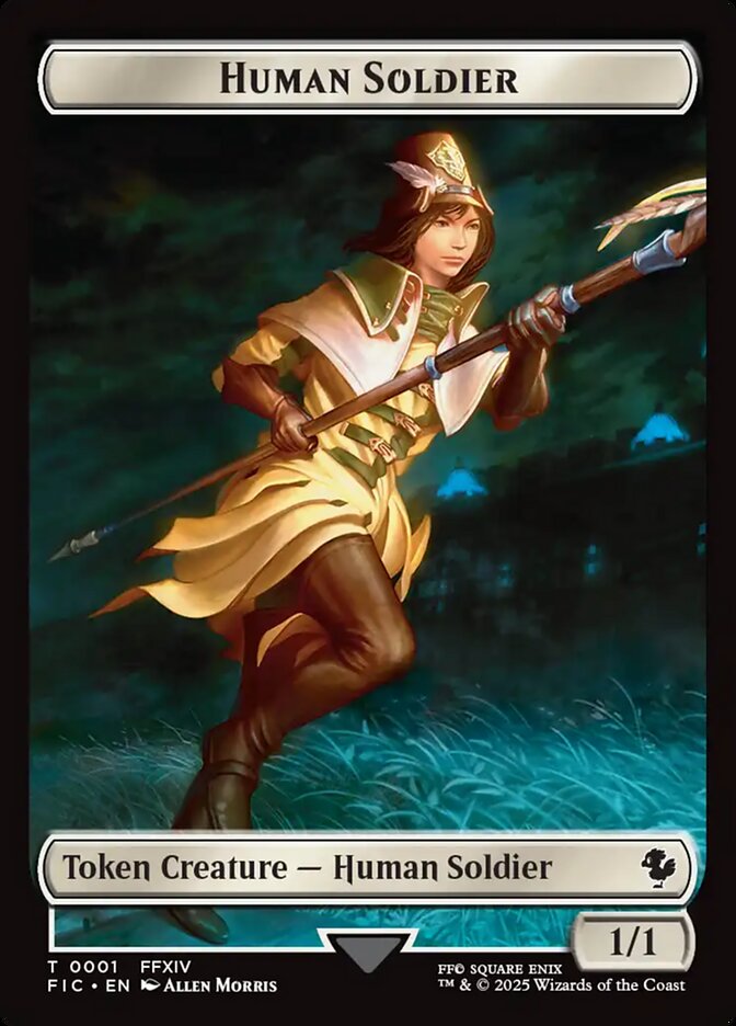 Human Soldier — Final Fantasy Commander Tokens 1/11