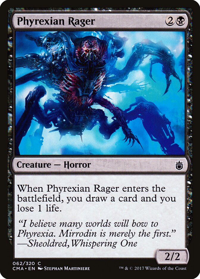 Phyrexian Rager — Commander Anthology 62/320