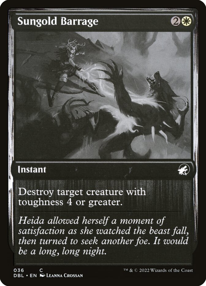 Sungold Barrage — Innistrad: Double Feature 36/535
