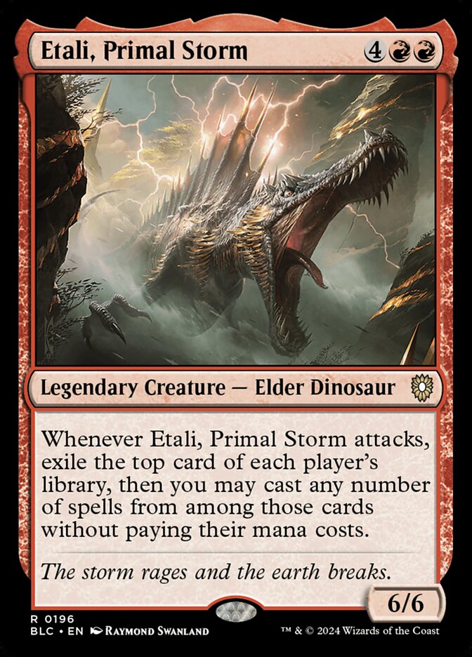 Etali, Primal Storm — Bloomburrow Commander 196/356