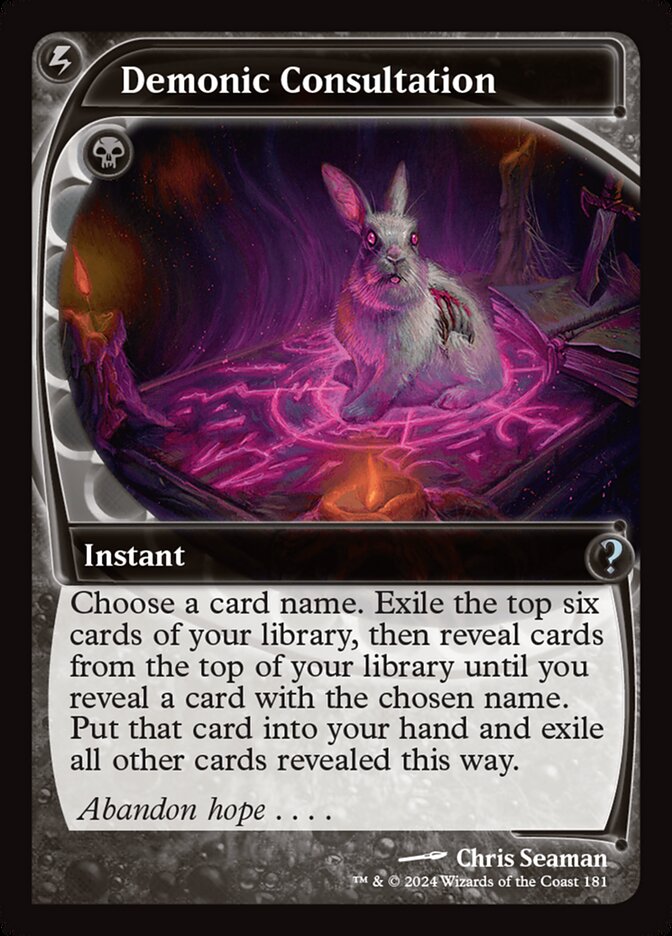 Demonic Consultation — Mystery Booster 2 181/385