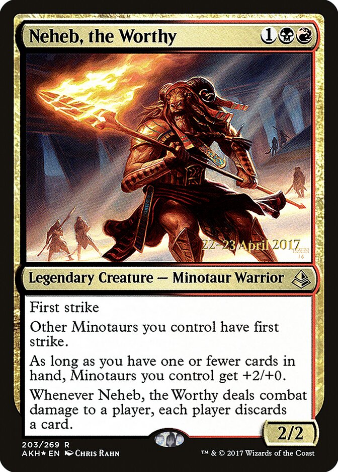 Neheb, the Worthy — Amonkhet Promos 203s/77