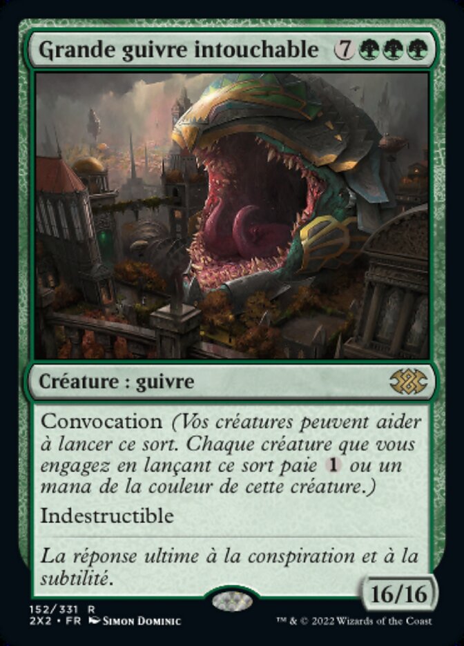Grande guivre intouchable — Double Masters 2022 152/579