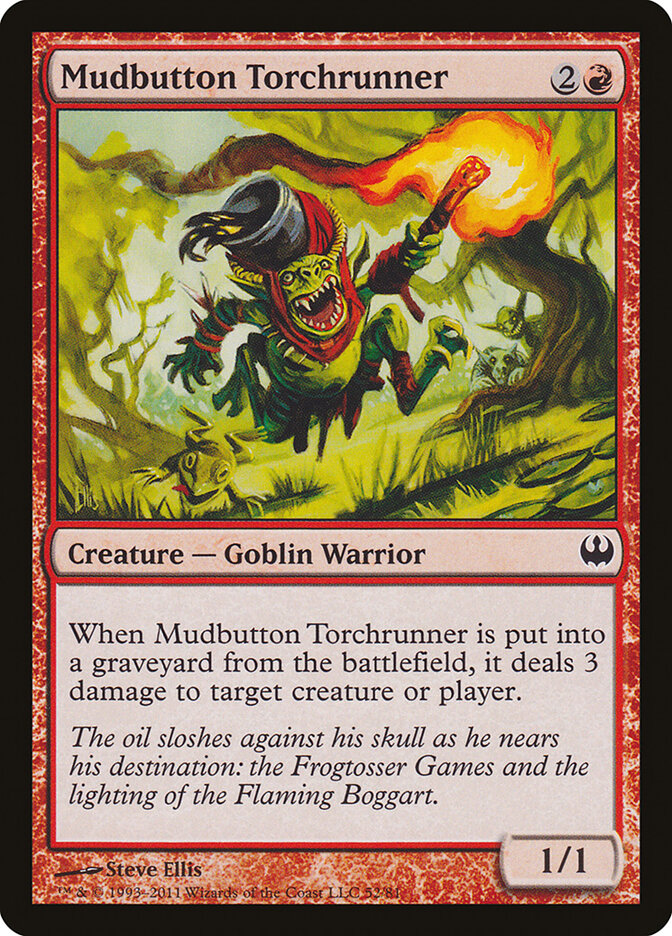 Mudbutton Torchrunner — Duel Decks: Knights vs. Dragons 52/81