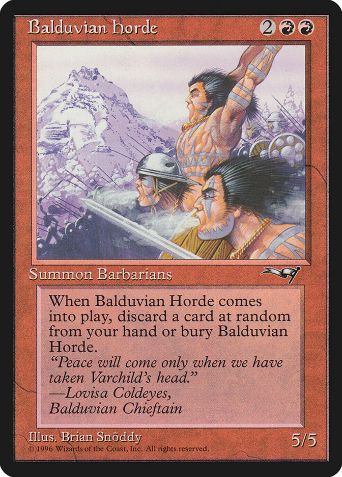 Balduvian Horde — Alliances 65/199
