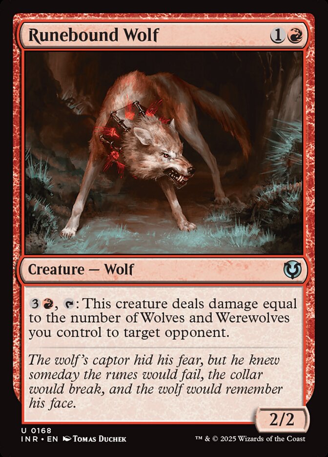 Runebound Wolf — Innistrad Remastered 168/495