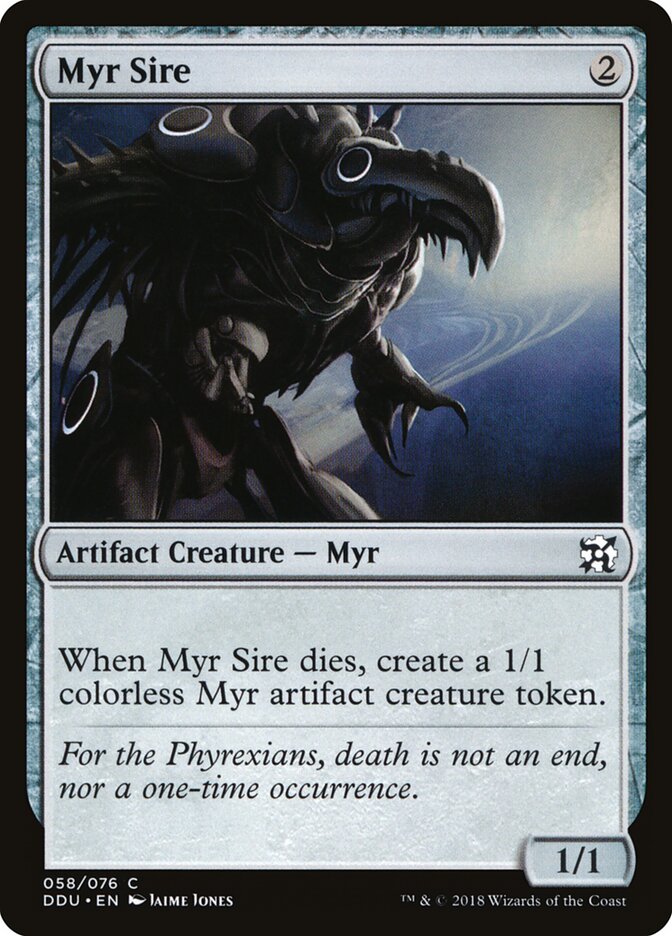 Myr Sire — Duel Decks: Elves vs. Inventors 58/76