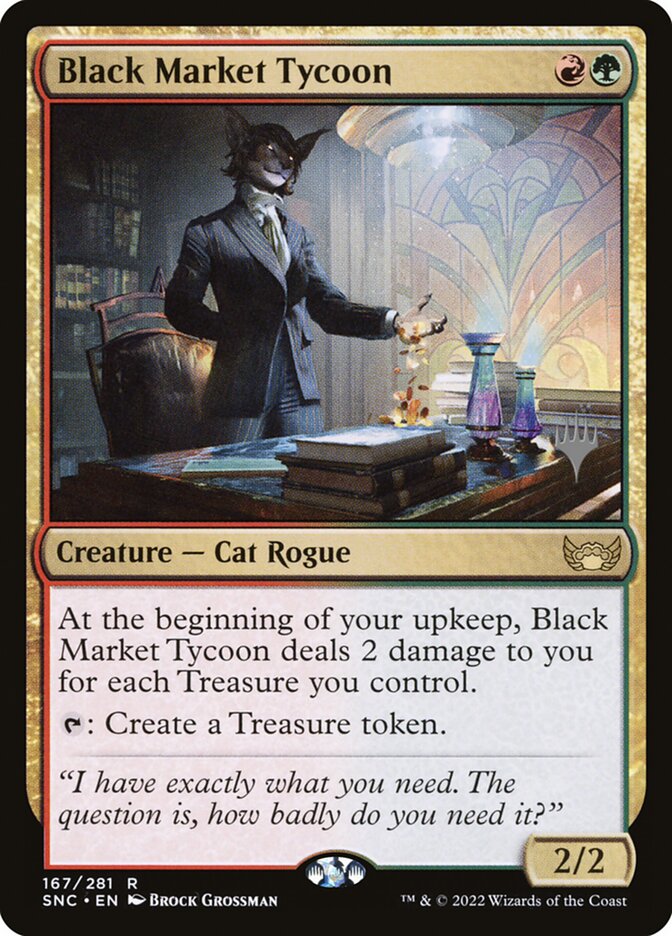 Black Market Tycoon — Streets of New Capenna Promos 167p/161