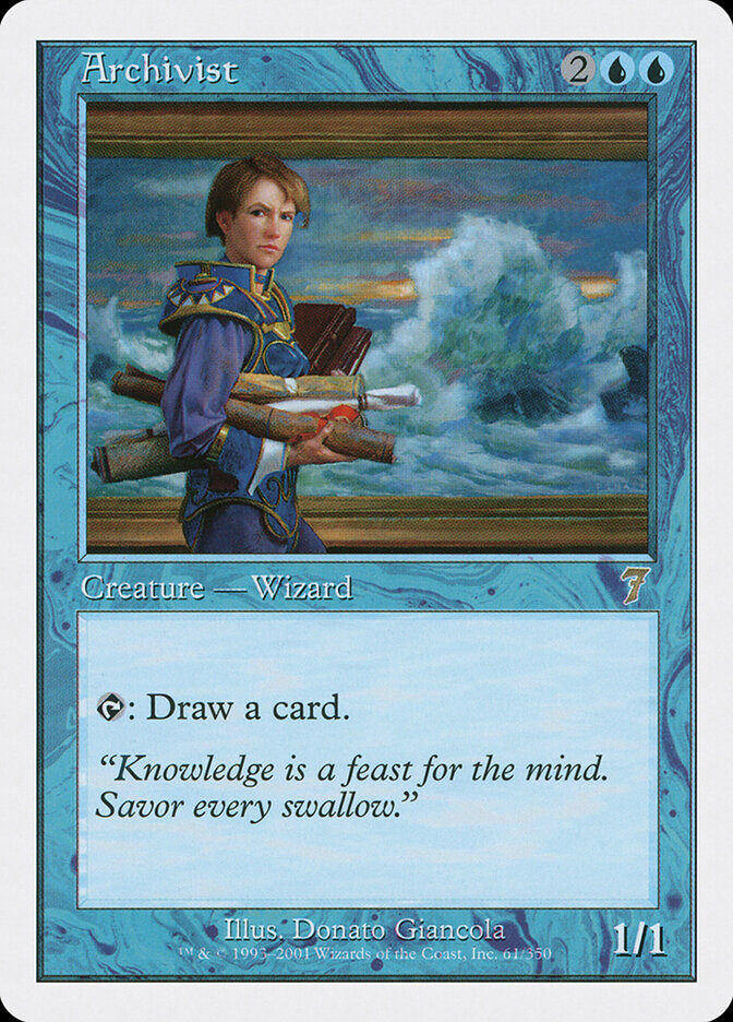 Archiviste — Seventh Edition 61/708