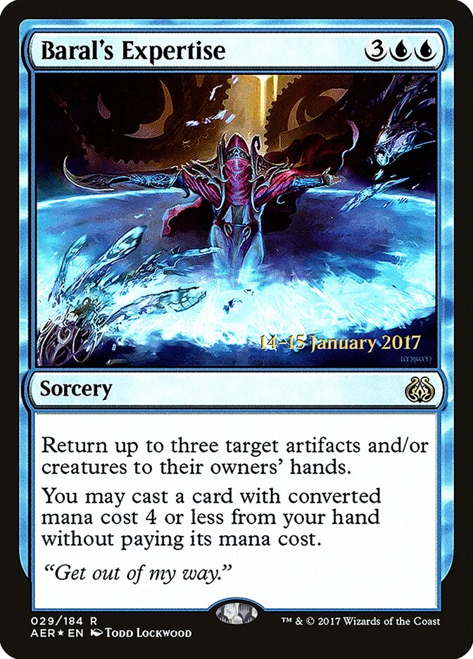Baral's Expertise — Aether Revolt Promos 29s/65