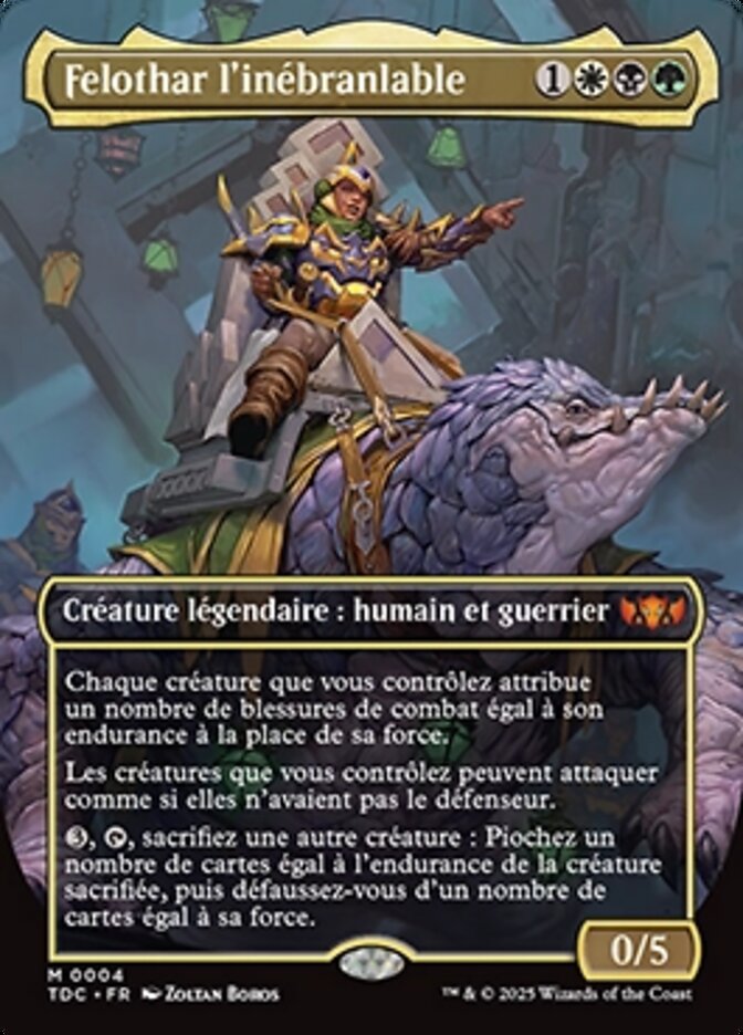 Felothar l'inébranlable — Tarkir: Dragonstorm Commander 4/413