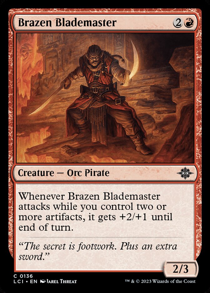 Brazen Blademaster — The Lost Caverns of Ixalan 136/416