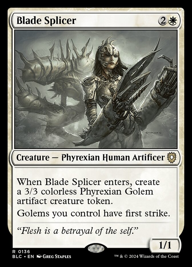 Blade Splicer — Bloomburrow Commander 136/356