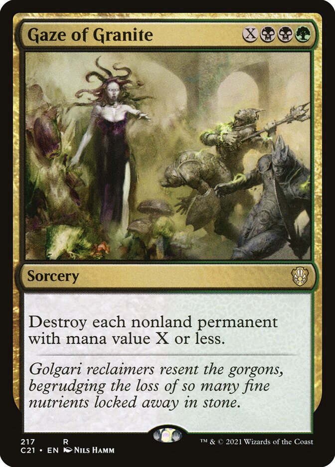 Gaze of Granite — Commander 2021 217/409