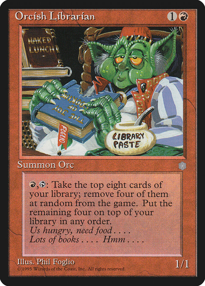 Orcish Librarian — Ice Age 209/383