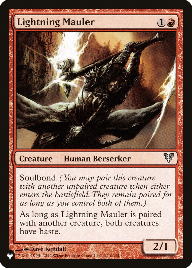Lightning Mauler — The List AVR-144/5581