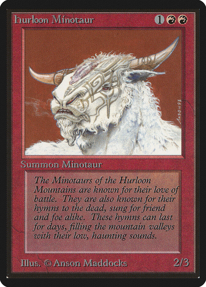 Hurloon Minotaur — Limited Edition Beta 159/302