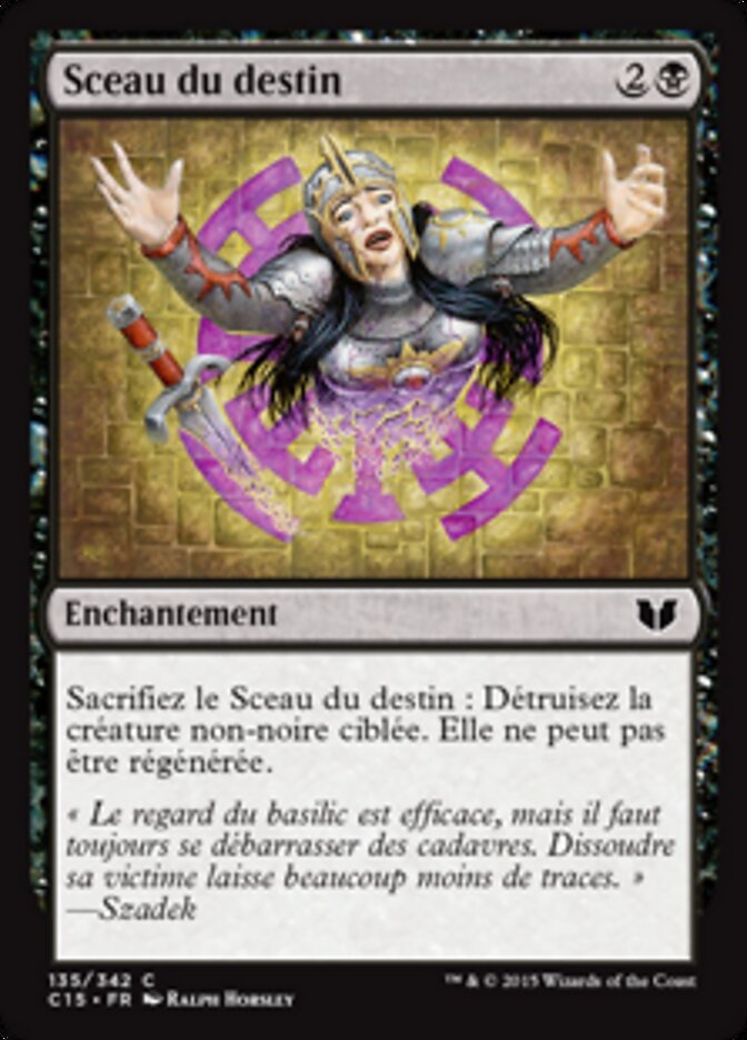 Sceau du destin — Commander 2015 135/342