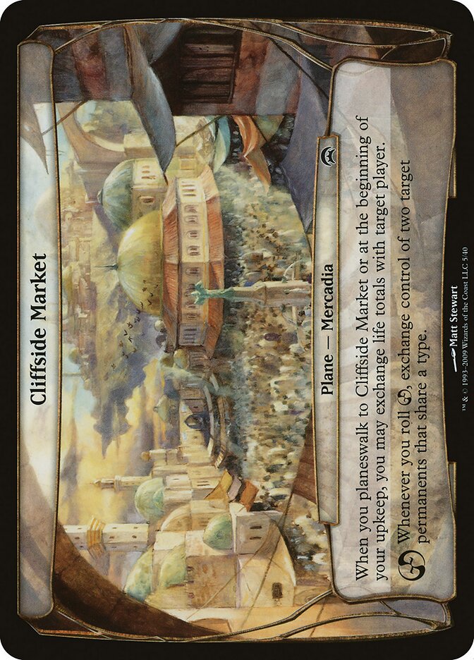 Cliffside Market — Planechase Planes 5/40