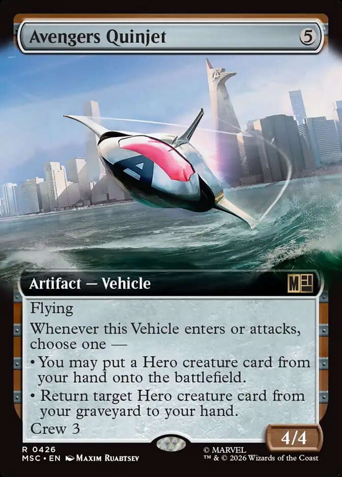 Avengers Quinjet — Marvel Super Heroes Commander 426/866