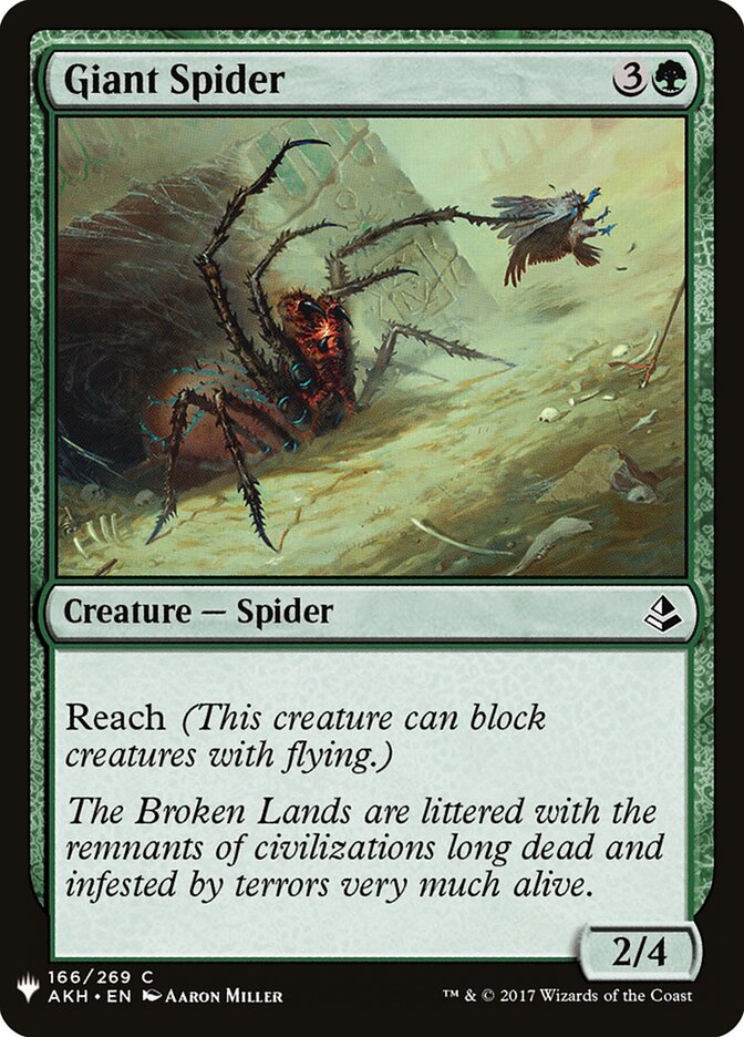Giant Spider — The List AKH-166/5581