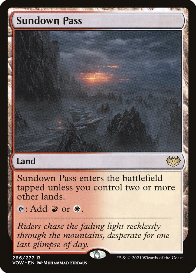 Sundown Pass — Innistrad: Crimson Vow 266/423