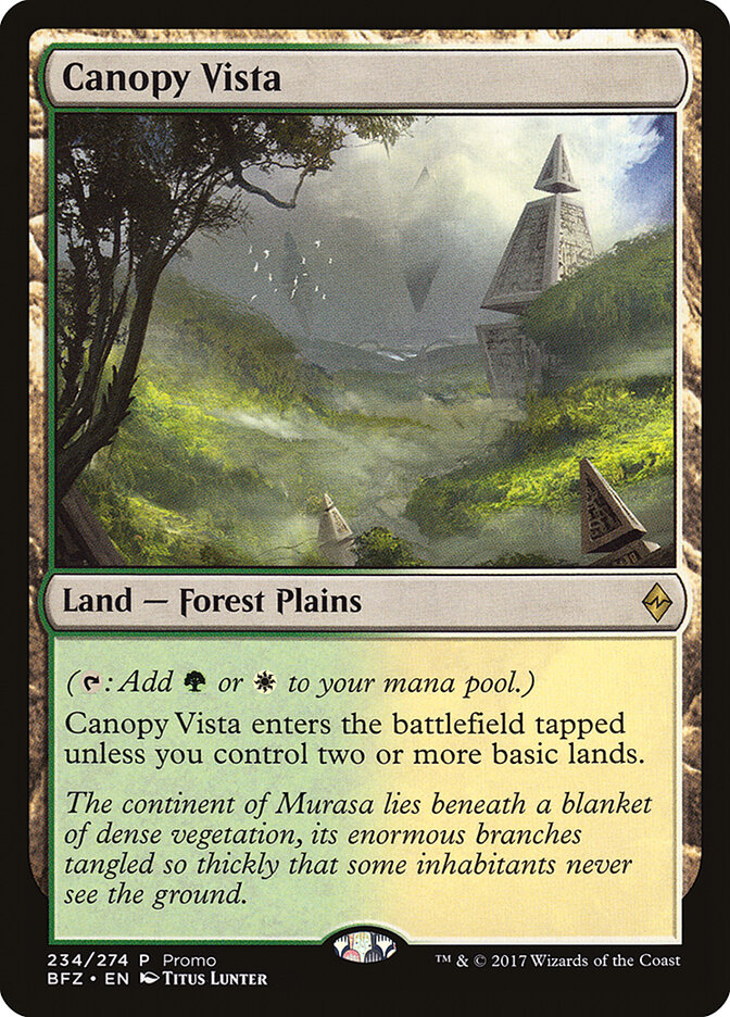 Canopy Vista — BFZ Standard Series 234/5