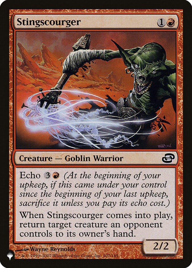 Stingscourger — The List PLC-107/5581